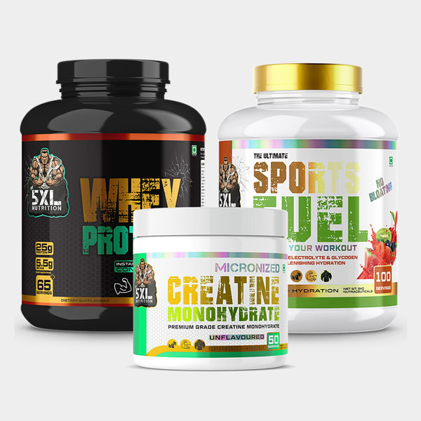 Whey Protein Concentrate + Sports Fuel + Creatine