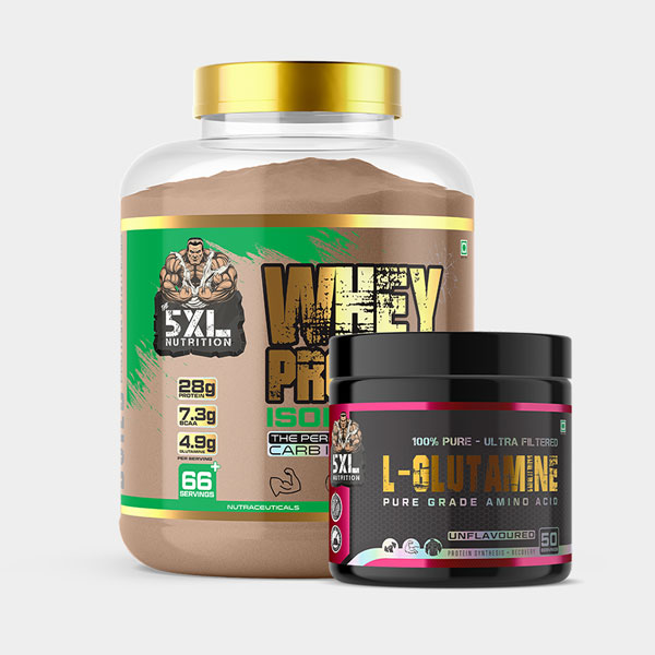 Whey Protein Isolate + L-Glutamine