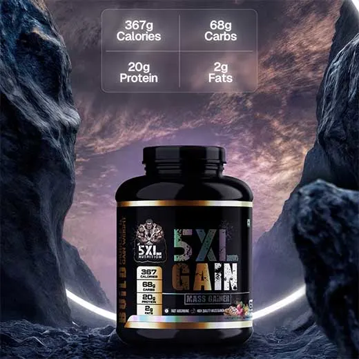 5XL Gain | High Calorie Weight & Muscle Gain Formula | 3kg - Image 5