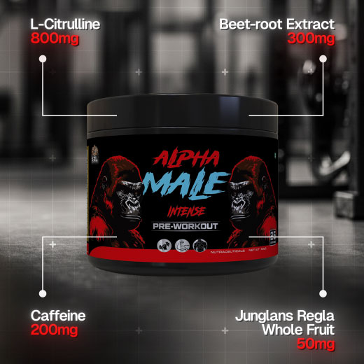 Alpha Male Pre Workout | Explosive Energy & Focus | 100gm - Image 4