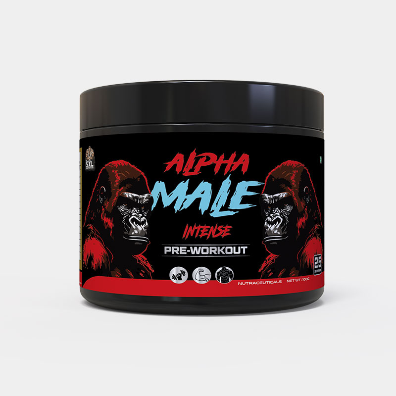 Alpha Male Pre Workout | Explosive Energy & Focus | 100gm