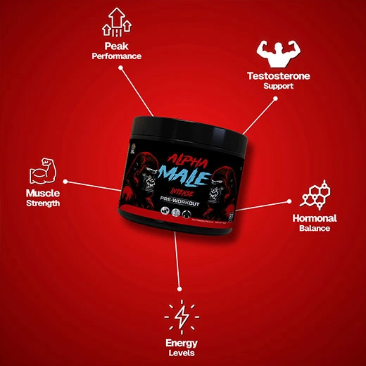 Alpha Male Pre Workout | Explosive Energy & Focus | 100gm - Image 6